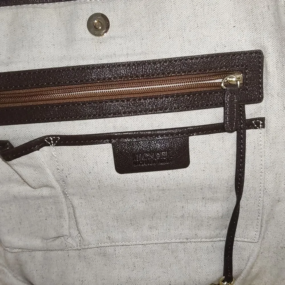 Michael Kors woven straw tote EUC - Picture 8 of 9